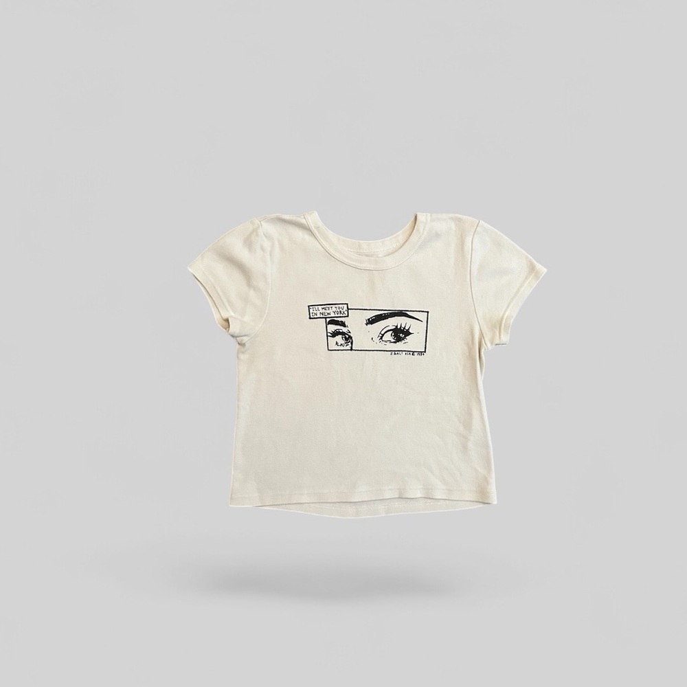 Brandy Melville graphic baby tee
